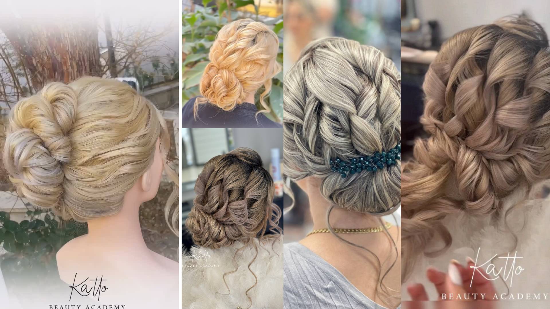 آموزش شینیون مو در سالن زیبایی کاتو کرج با مدرک بین‌المللی