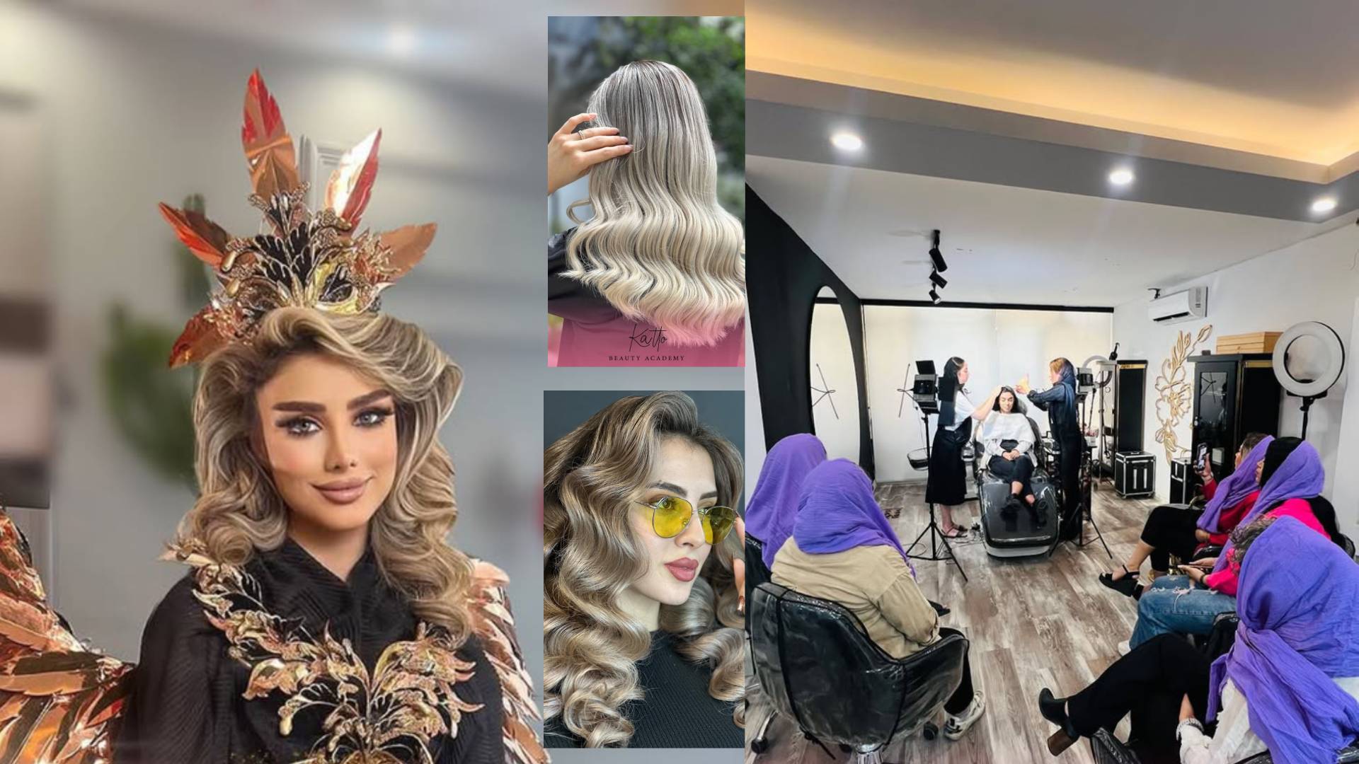 آموزش رنگ مو با مدرک بین‌المللی | دوره حرفه‌ای در سالن زیبایی کاتو